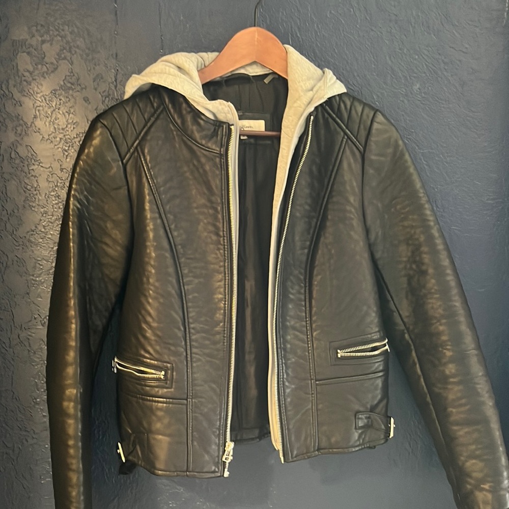 Wildflower Leather Jacket. Size Small.